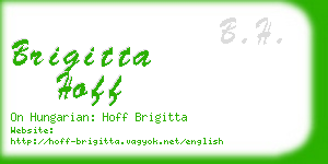 brigitta hoff business card